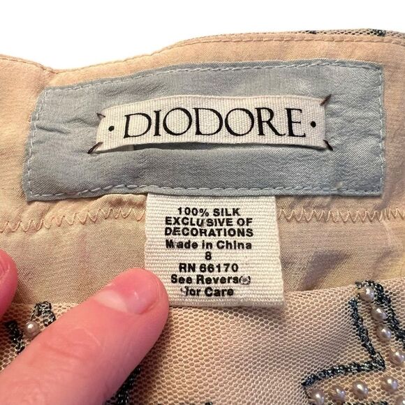 Diodore 100% silk dress. Size small - Picture 3 of 7